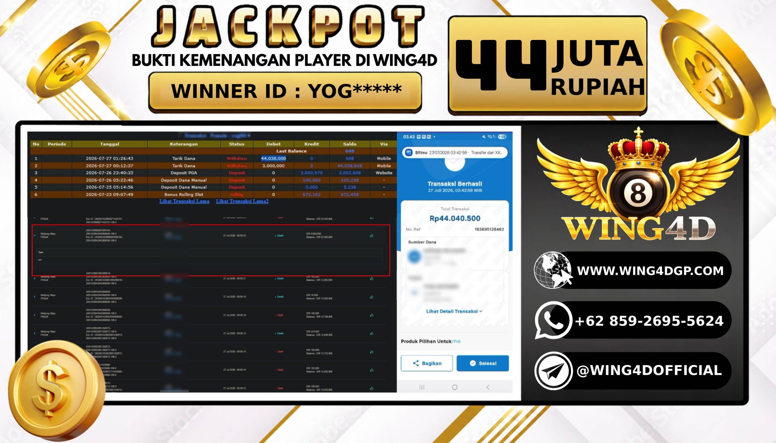 Prediksi WING4D | Prediksi dan RTP Jitu Situs WING4D