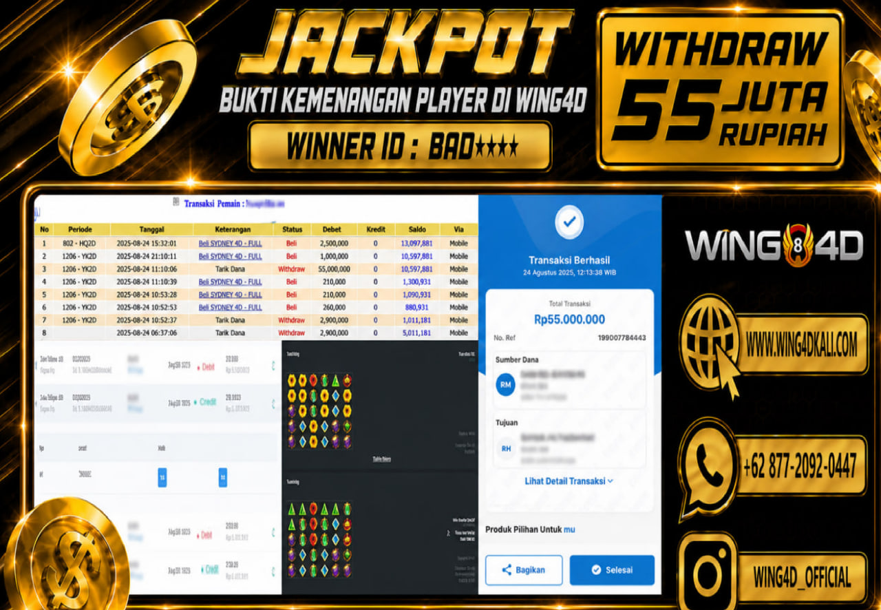 Prediksi WING4D | Prediksi dan RTP Jitu Situs WING4D