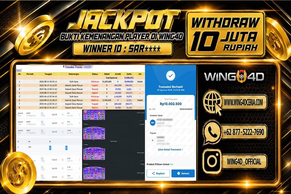 Prediksi WING4D | Prediksi dan RTP Jitu Situs WING4D