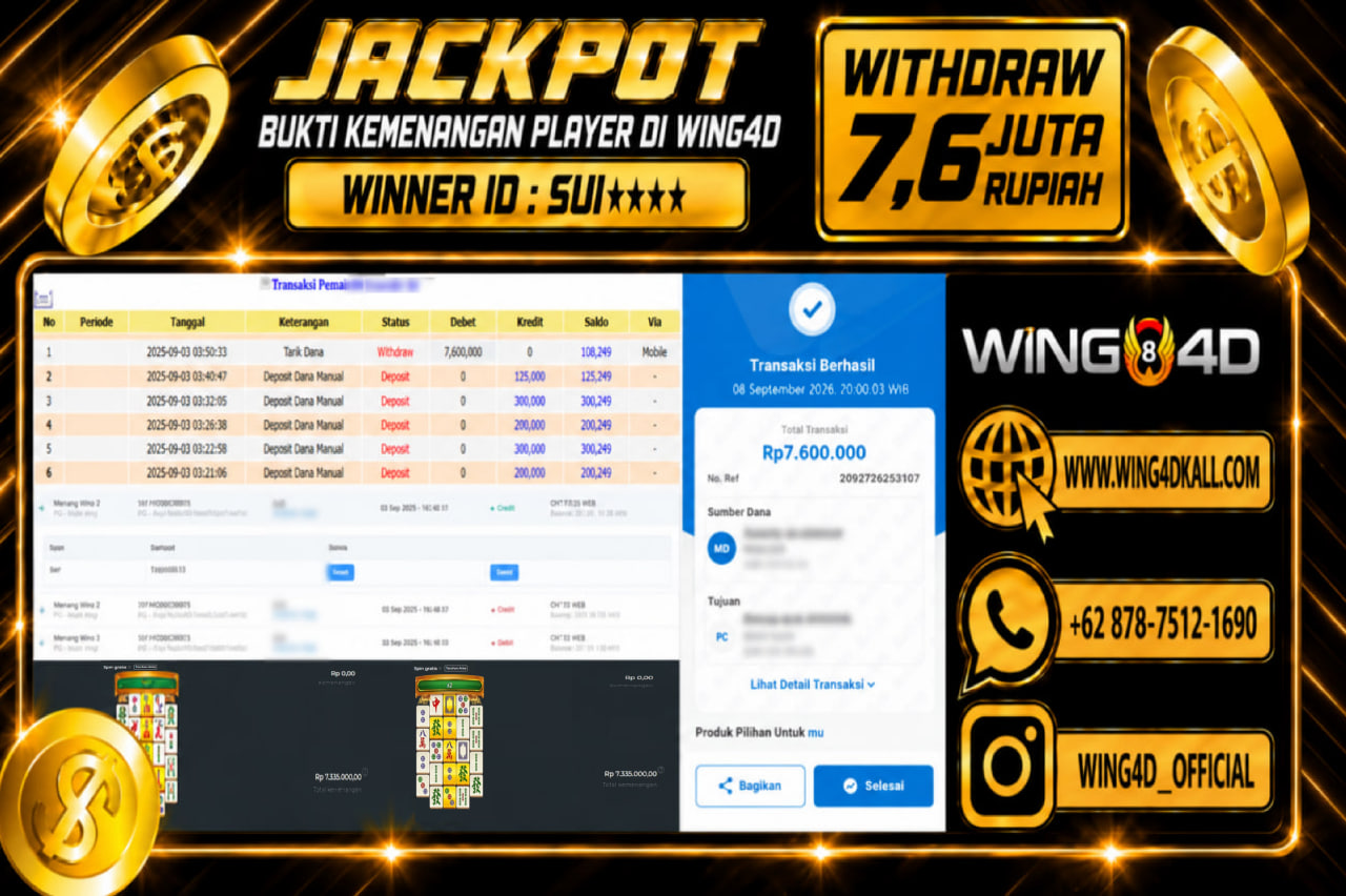 Prediksi WING4D | Prediksi dan RTP Jitu Situs WING4D