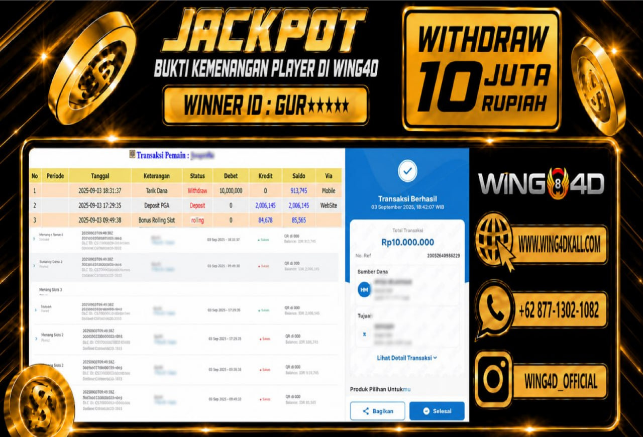 Prediksi WING4D | Prediksi dan RTP Jitu Situs WING4D